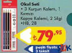 FABER-CASTELL OKUL SETİ indirimli fiyat FABER-CASTELL OKUL SETİ fiyat ve kampanya bilgisi